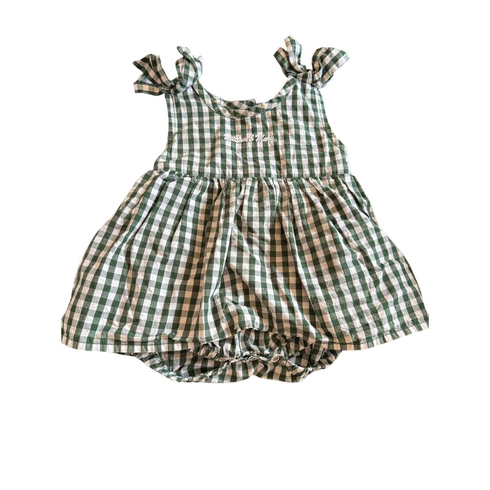 Embroidered William & Mary Baby Girl Dress Onesie 3-6 Months